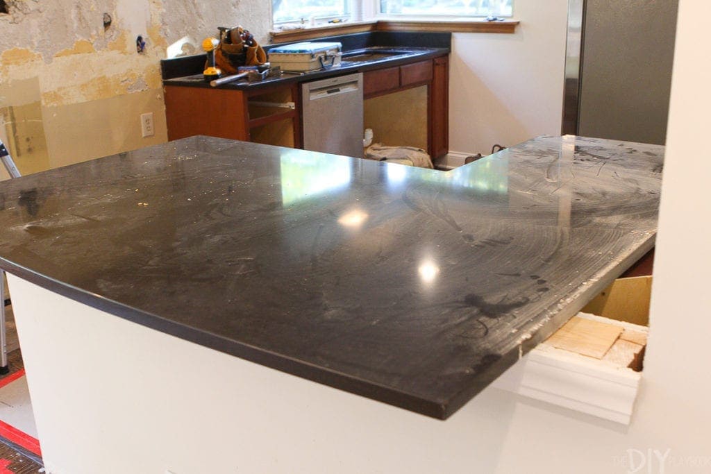 how to remove countertops during kitchen demo