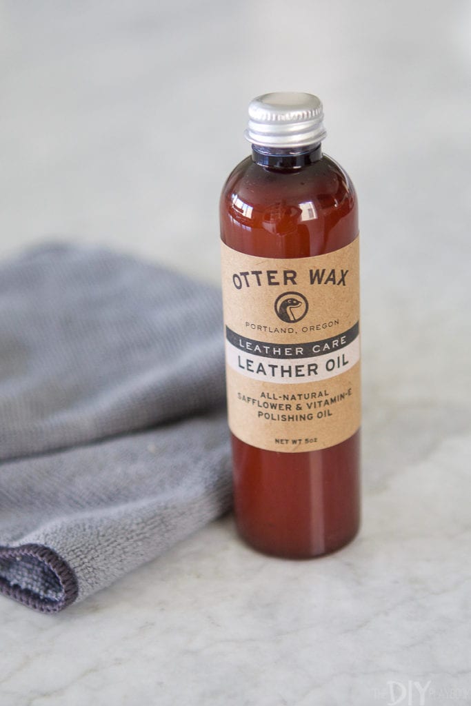 Otterwax leather oil to take care of leather 