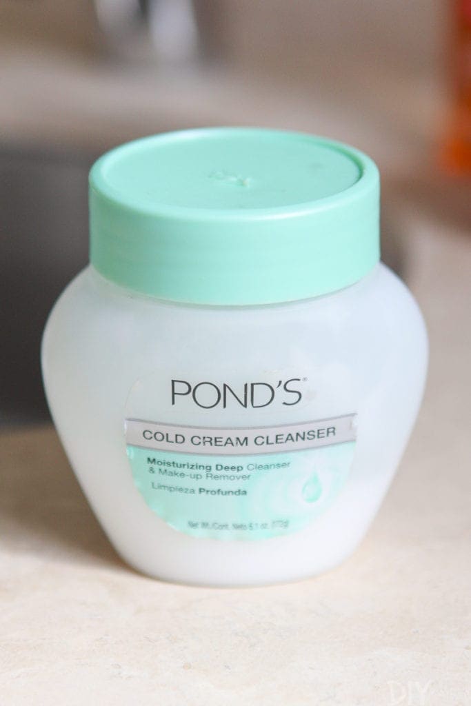 Pond's cold cream makeup remover