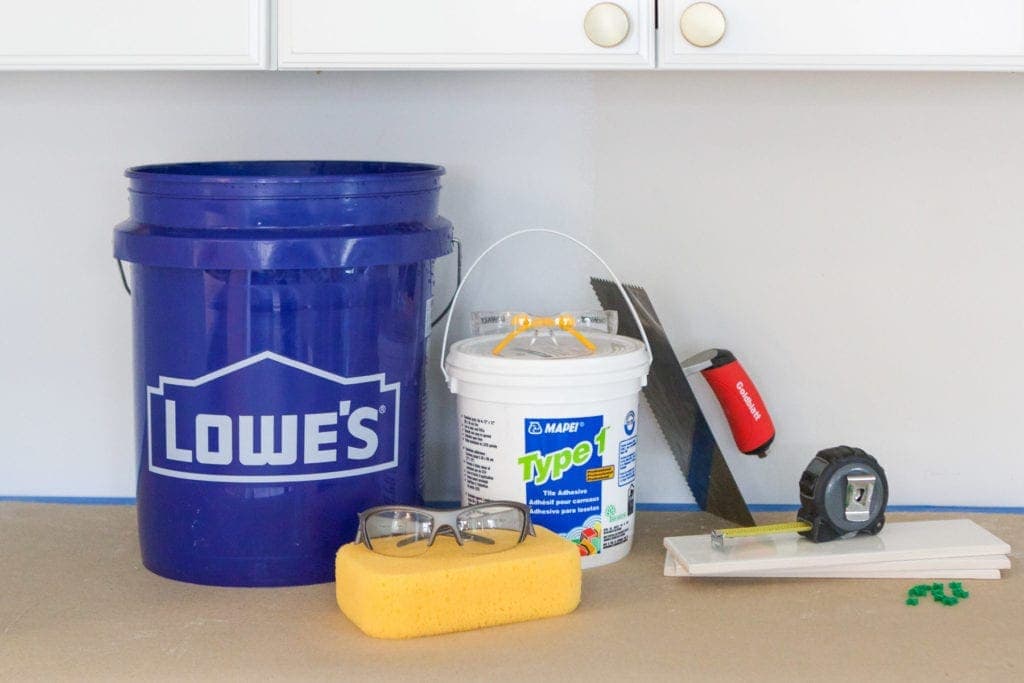 Be sure to buy your supplies ahead of time before tackling simple home projects