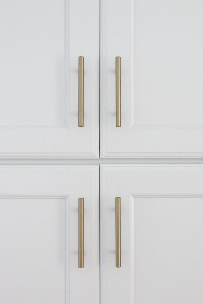 pantry doors with champagne pulls