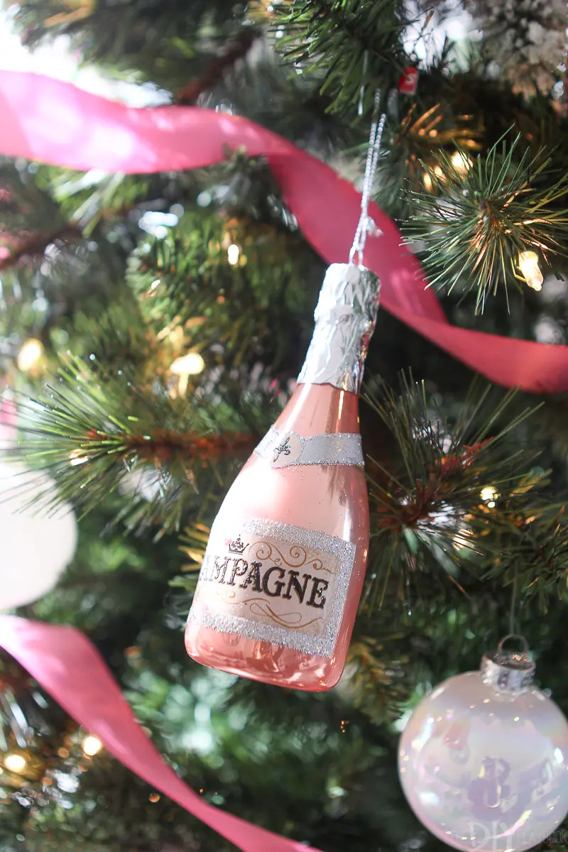 Champagne ornament