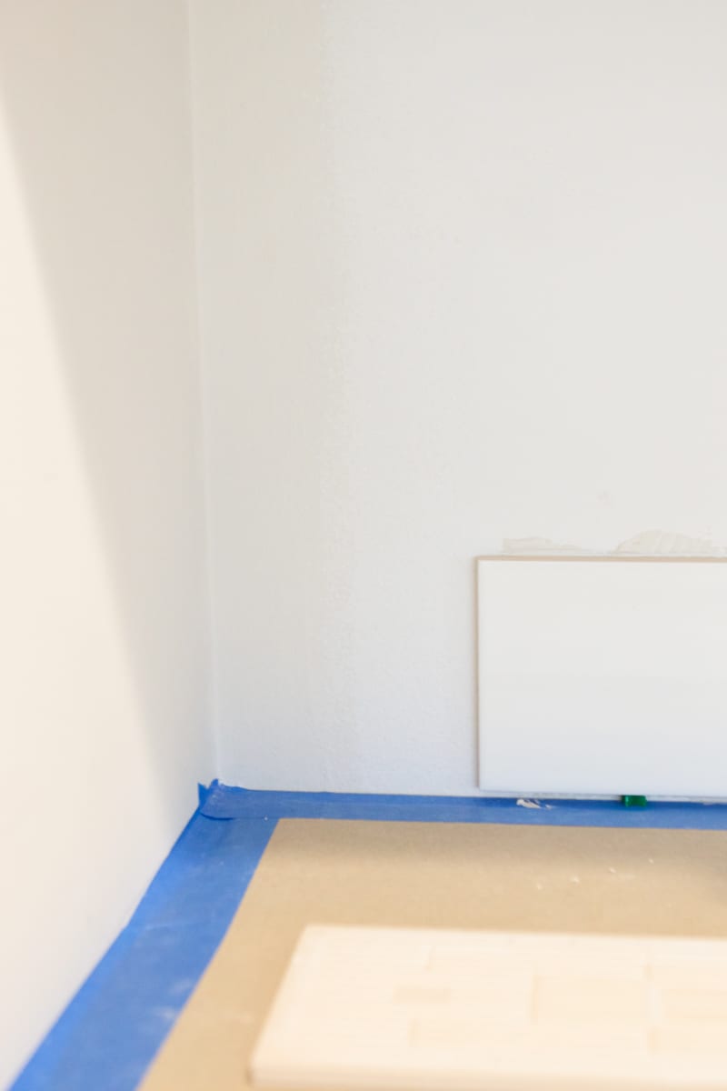how to cut tile next to a wall
