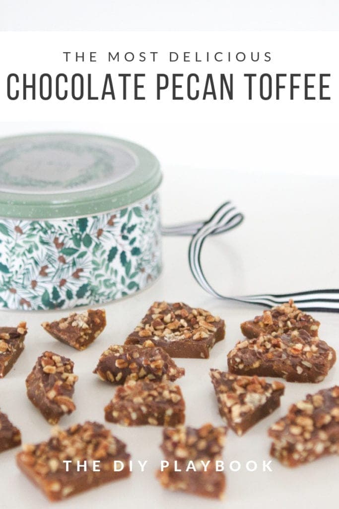 Easy Chocolate Pecan Toffee Recipe