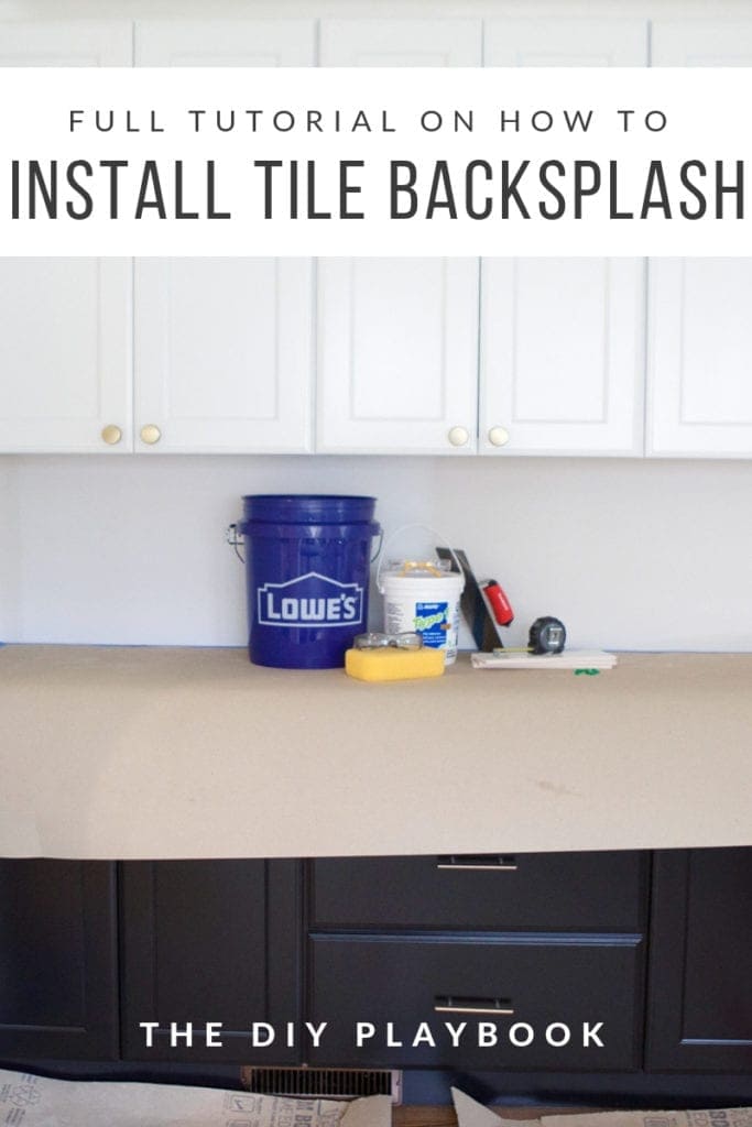 How To Install Backsplash Tile The Diy Playbook - Diy Backsplash Tile Installation