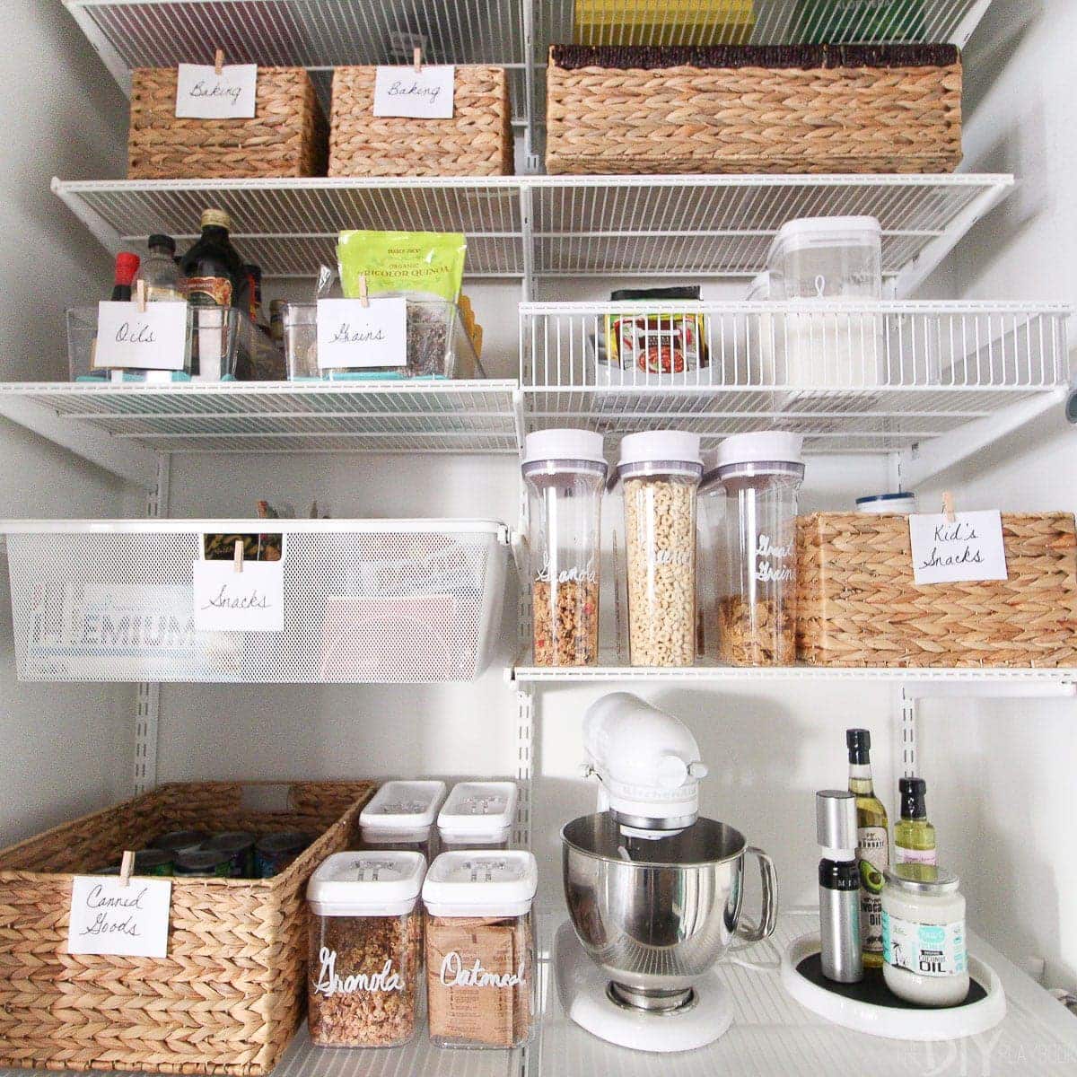 A pantry makeover