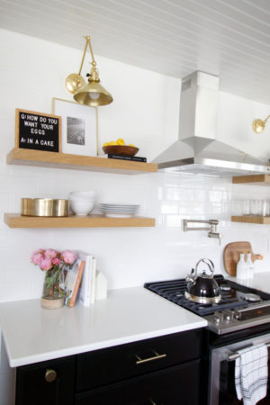 How To Style (and Organize!) Open Shelves in the Kitchen