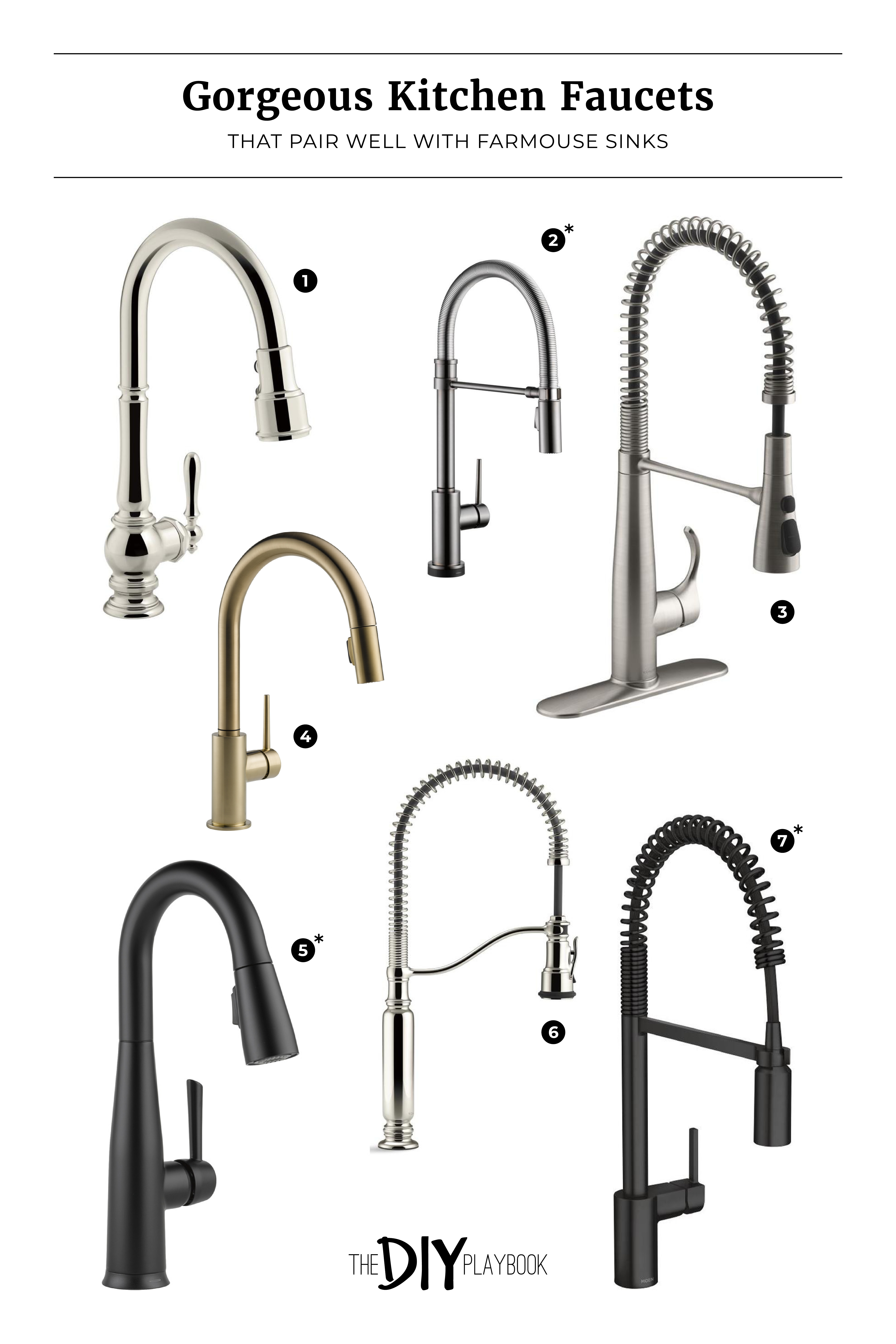 pull down kitchen faucets