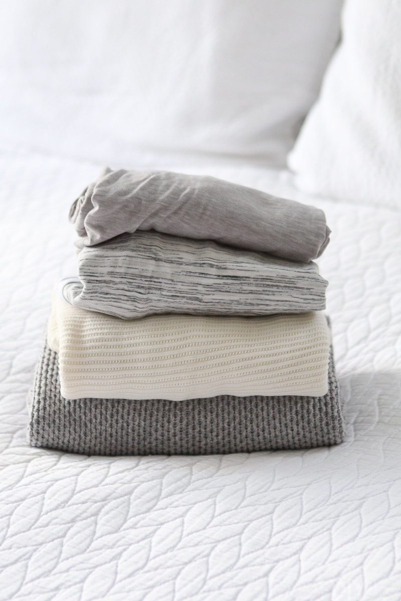 How to fold a sweater and long sleeved shirt like Marie Kondo