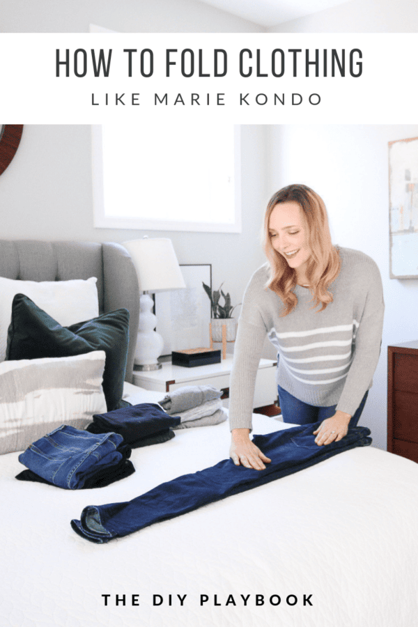 How to Do The Marie Kondo Fold for Clothing | The DIY Playbook