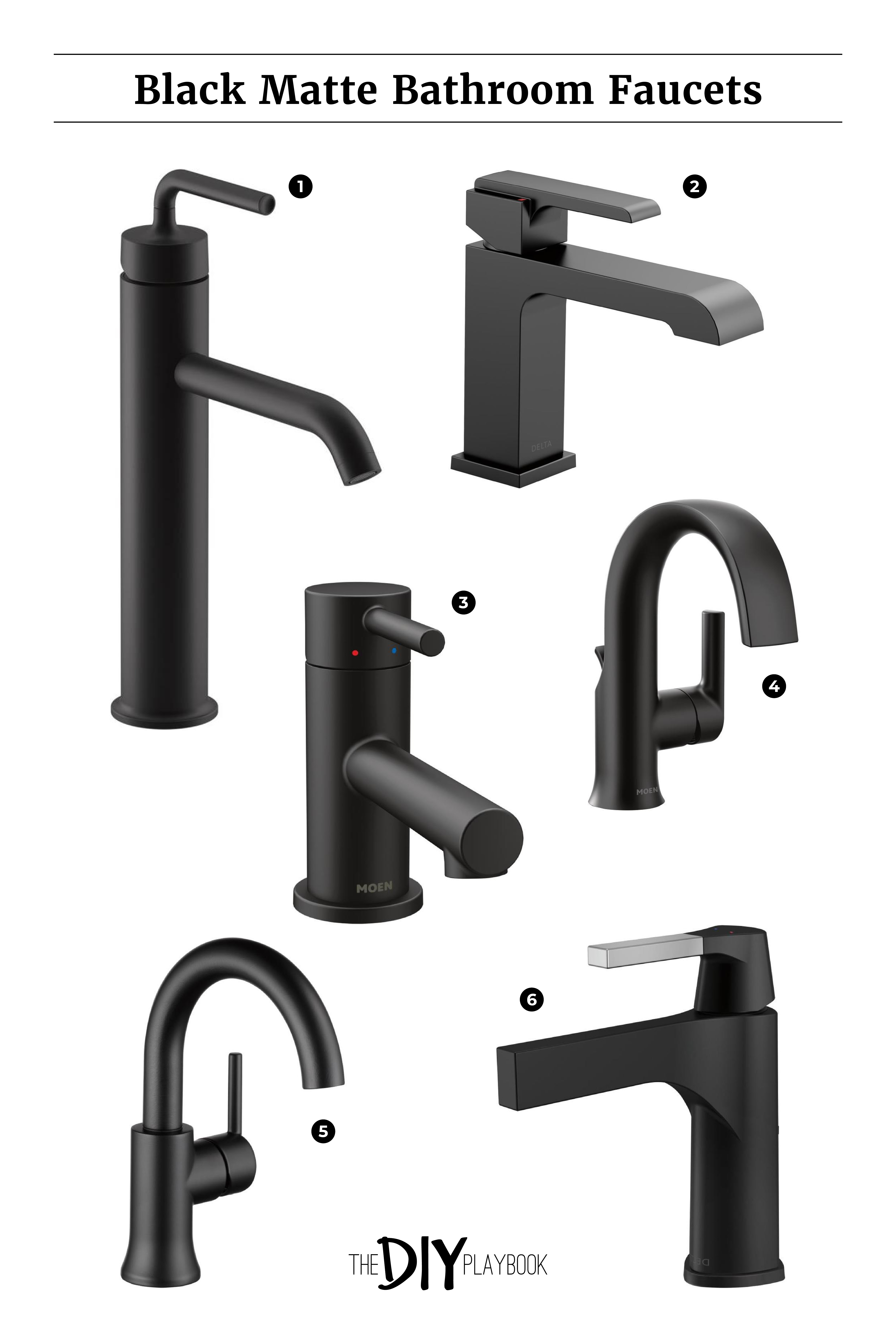 shopping for lowe's black faucets