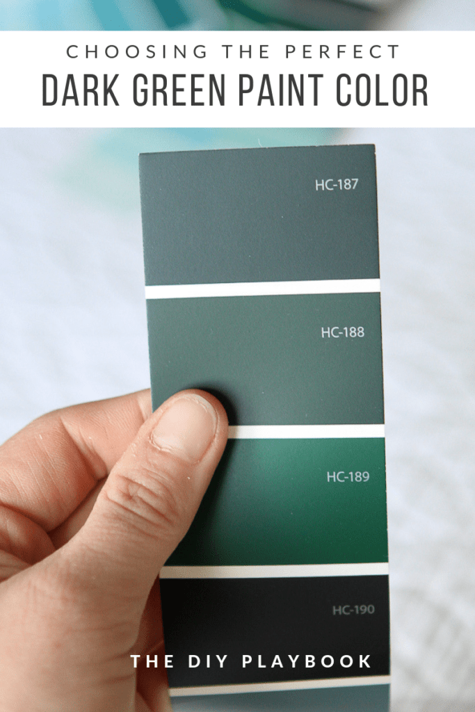 Our Favorite Dark Green Paint Color | The DIY Playbook