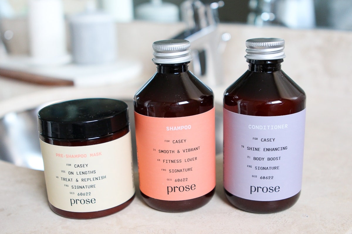 Prose Hair Care products