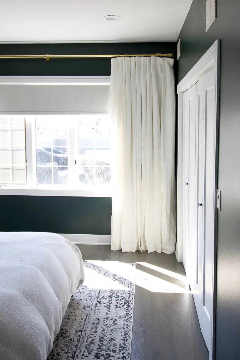 How to hang curtains so you ceilings look taller