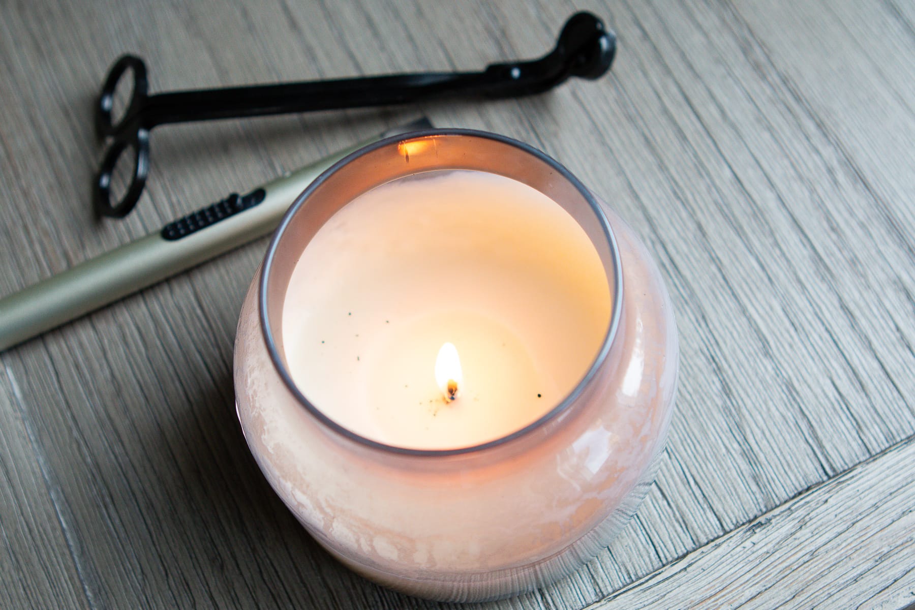 Don't burn your candles for too long. That's a common candle burning mistake 
