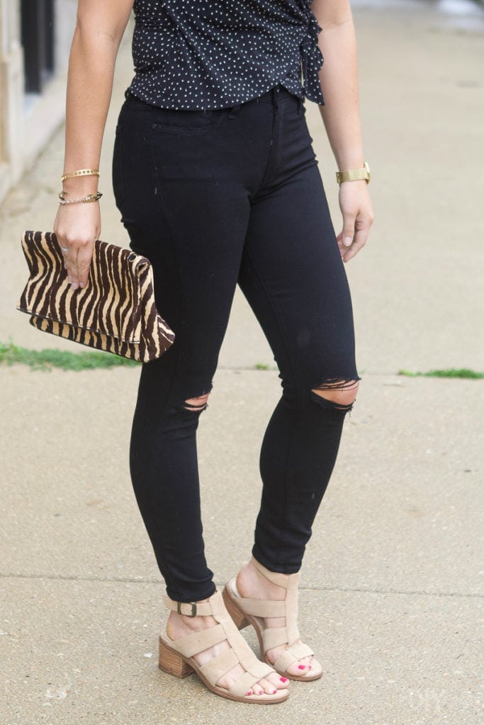 Black Paige jeans