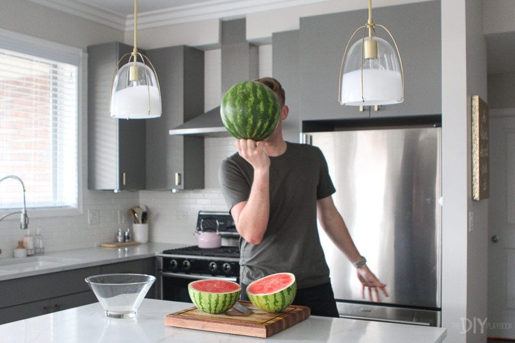 How to cut a watermelon