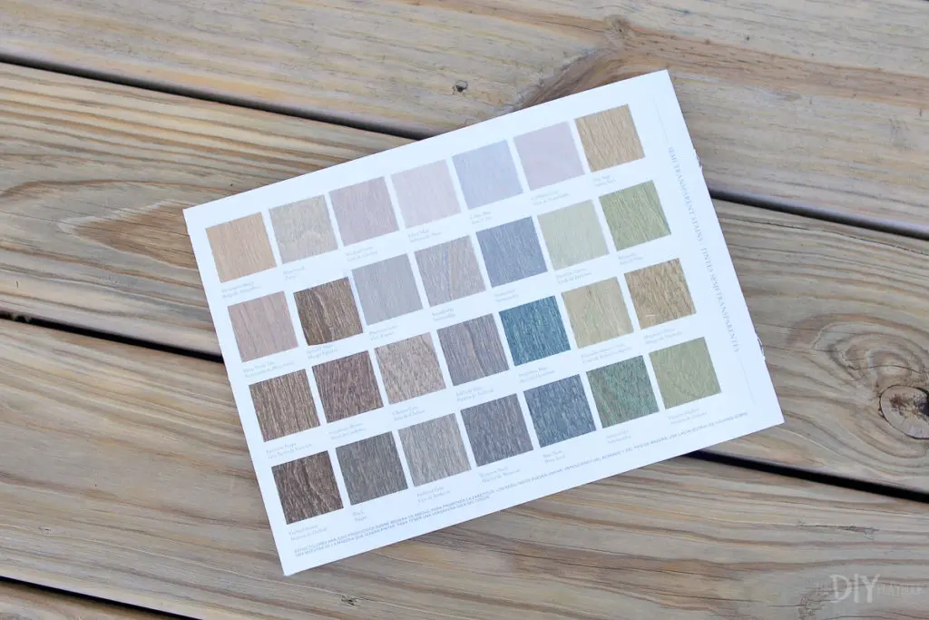 choosing a deck stain color
