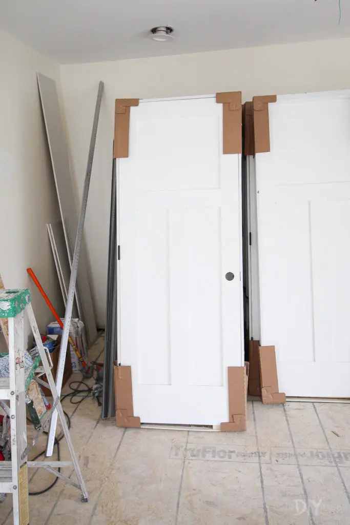 Craftsman style shaker door