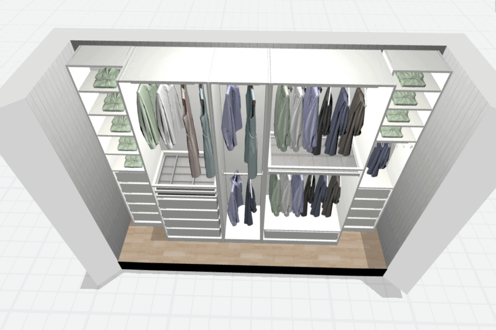 Designing our ikea pax closet system