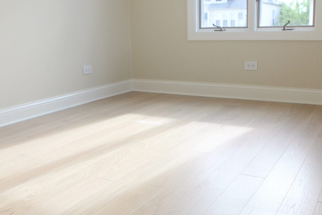 Our new hardwood floors