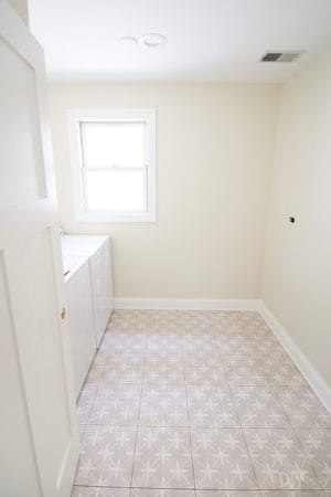 Our New Laundry Room Floor Tile