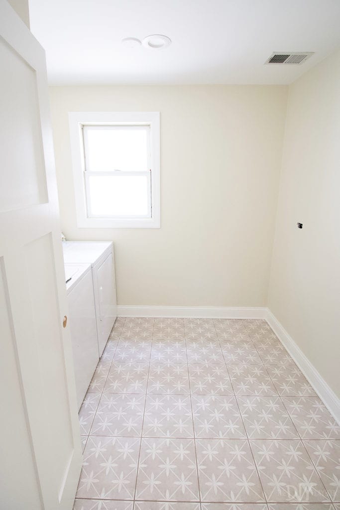 Laundry room floor tile