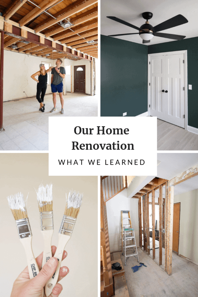 Home Renovation Lessons