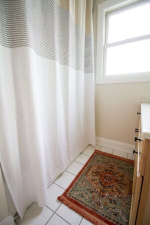 Extra Long Shower Curtain - My Favorites | The DIY Playbook