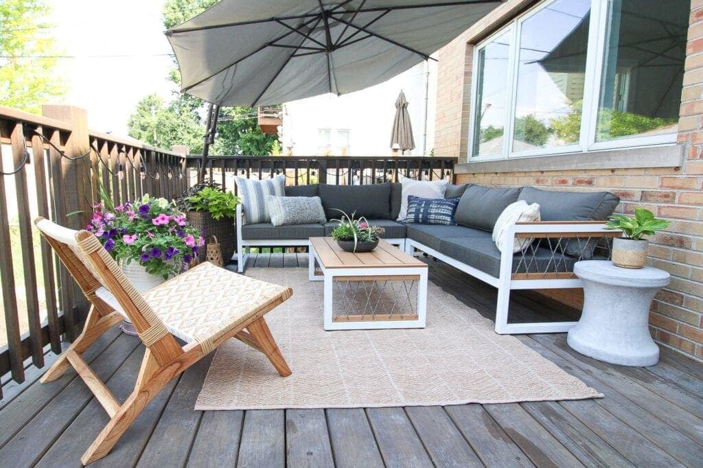 Large outdoor sectional from Walmart