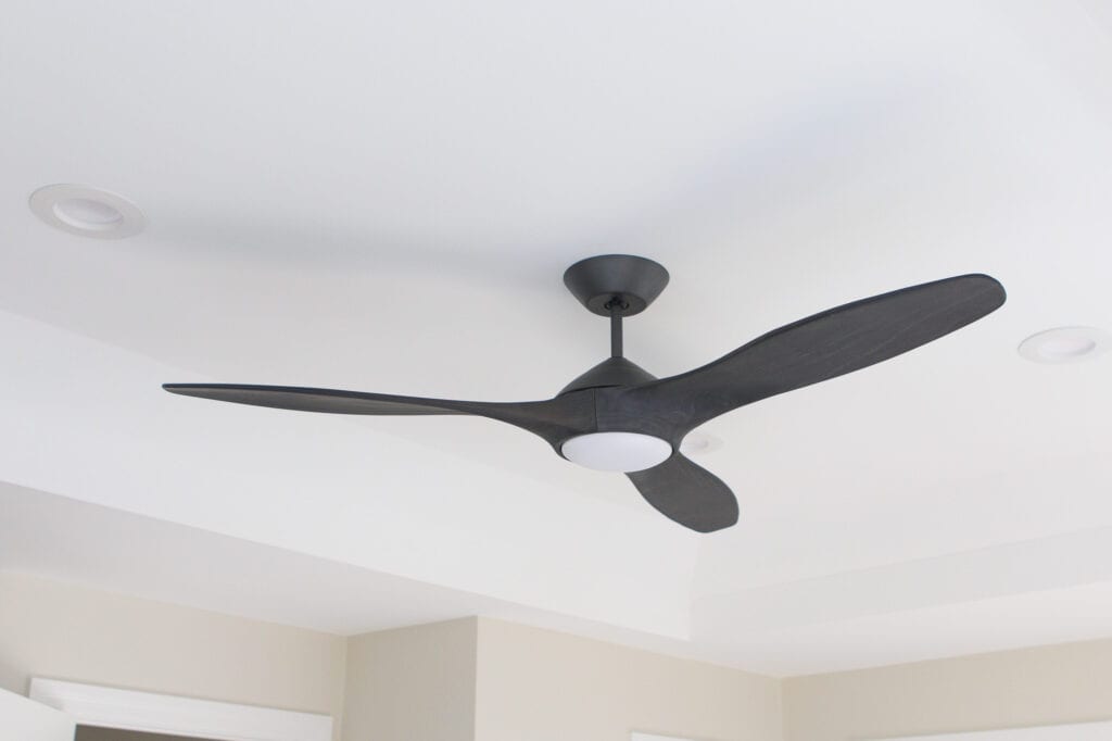 Black ceiling fan from Emerson