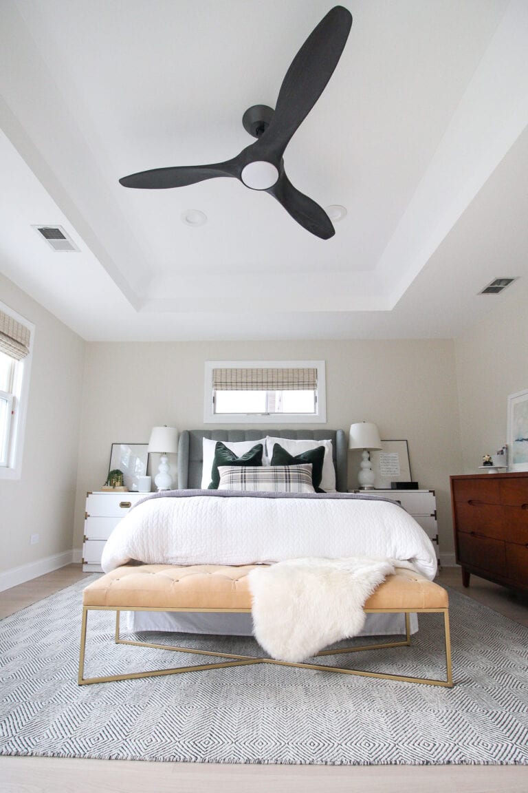 Master bedroom ceiling fan