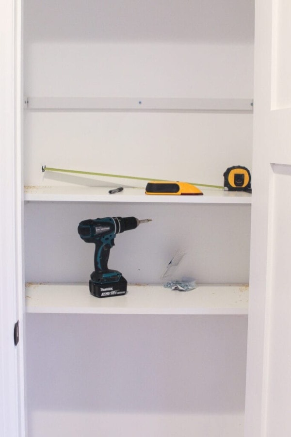 How to Build Simple DIY Closet Shelves | The DIY Playbook