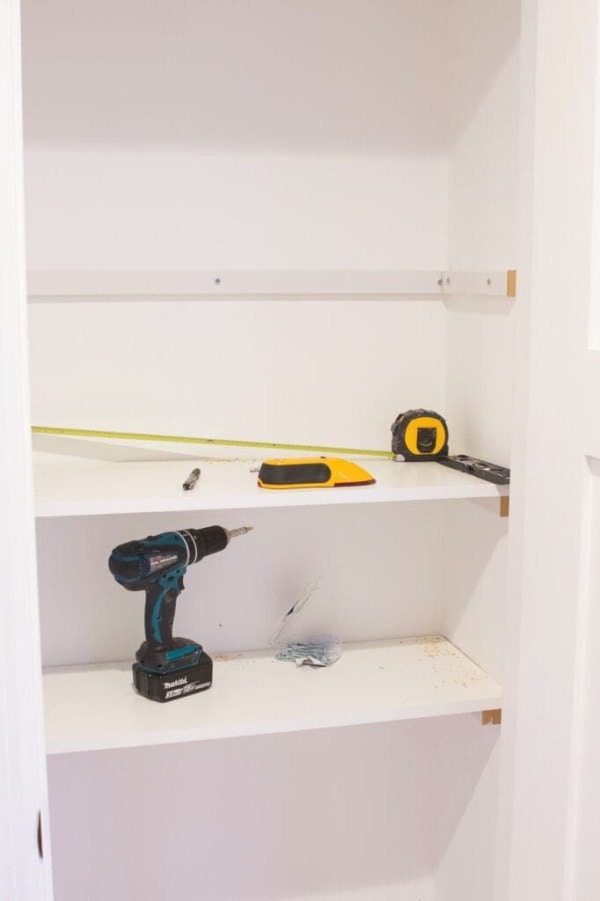 How to Build Simple DIY Closet Shelves | The DIY Playbook
