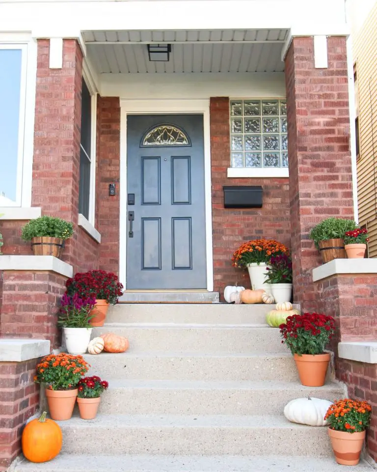 Our fall front porch makeover