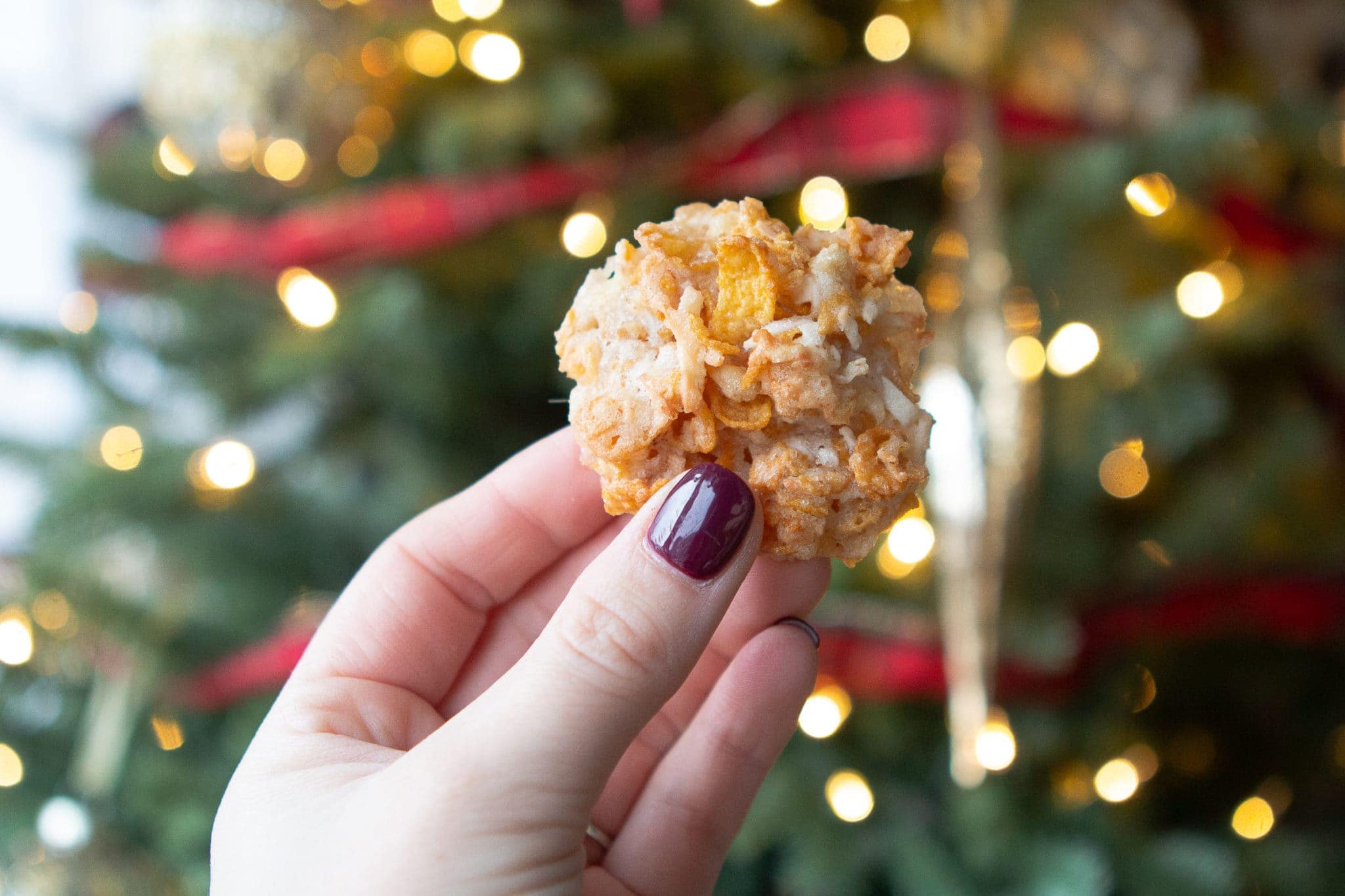 Coconut crispies for Christmas