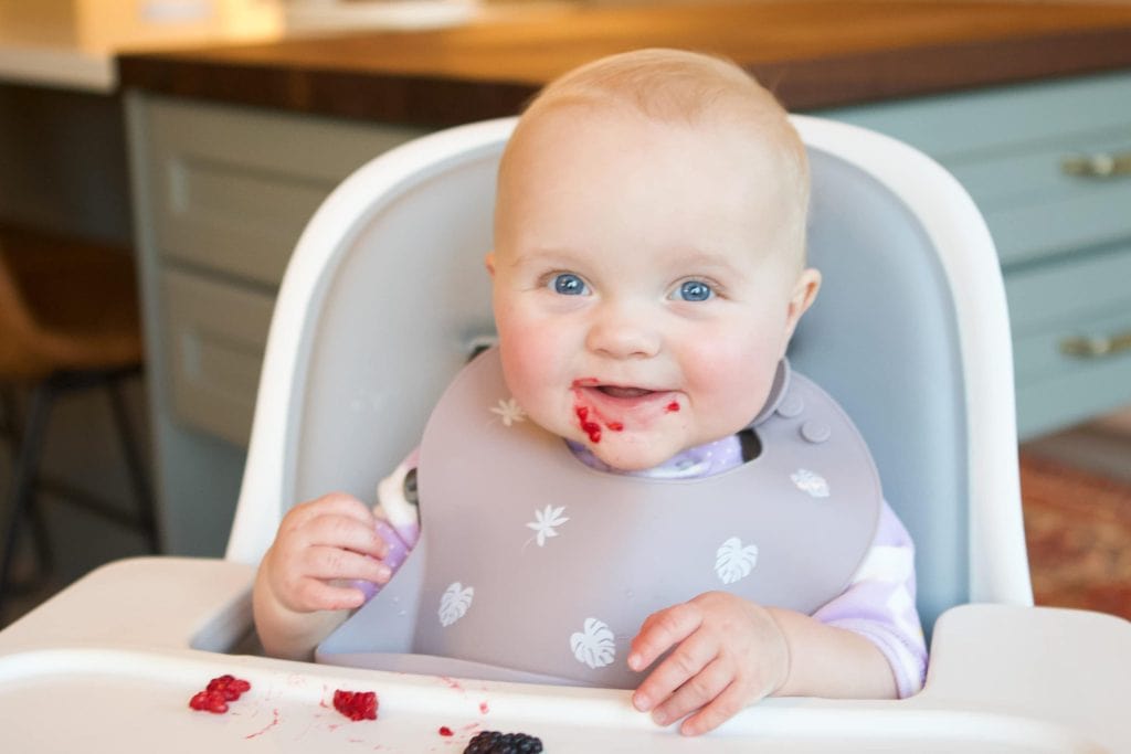 Our experience with baby led weaning