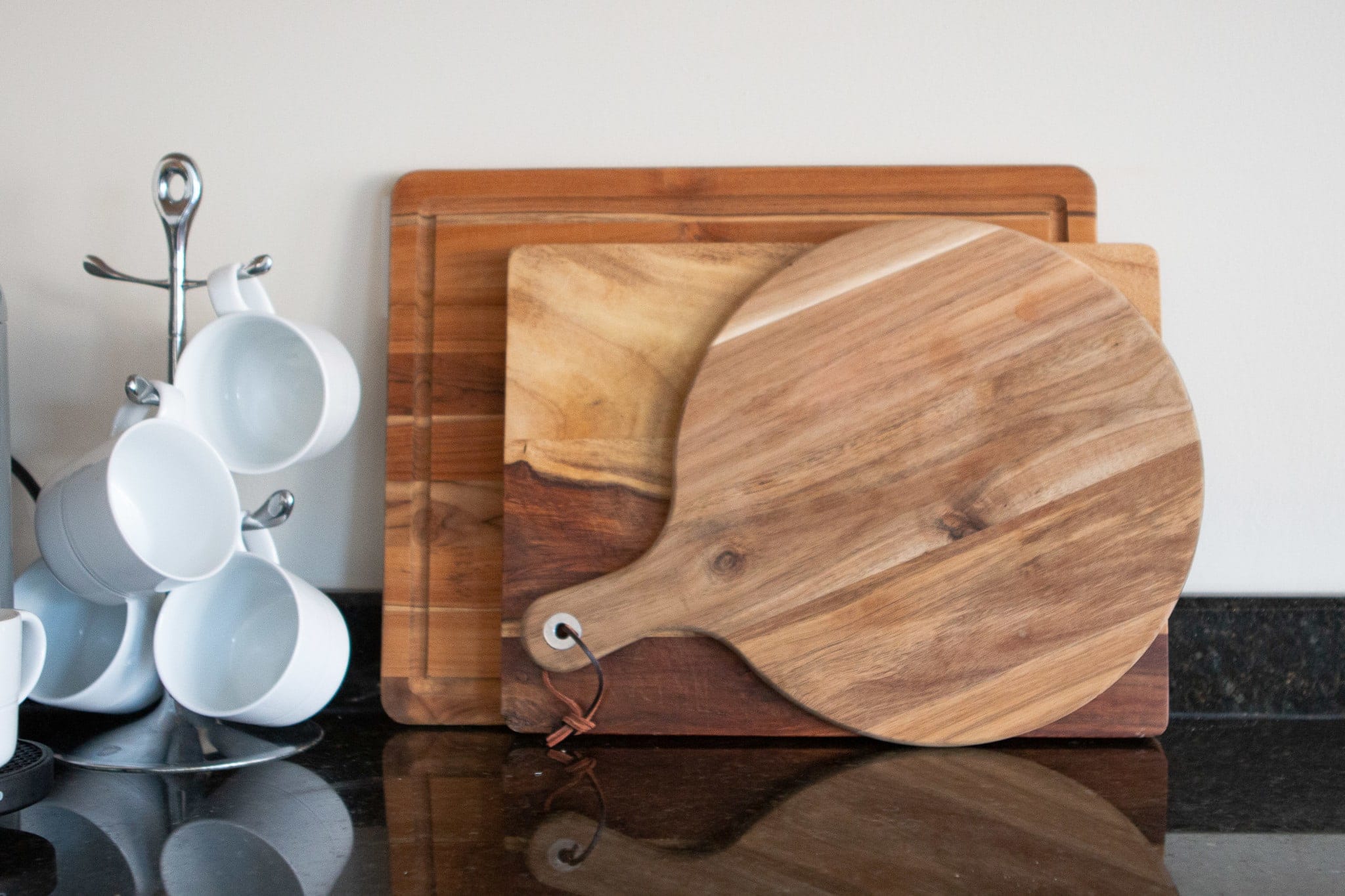 Layer cutting boards in your kitchen