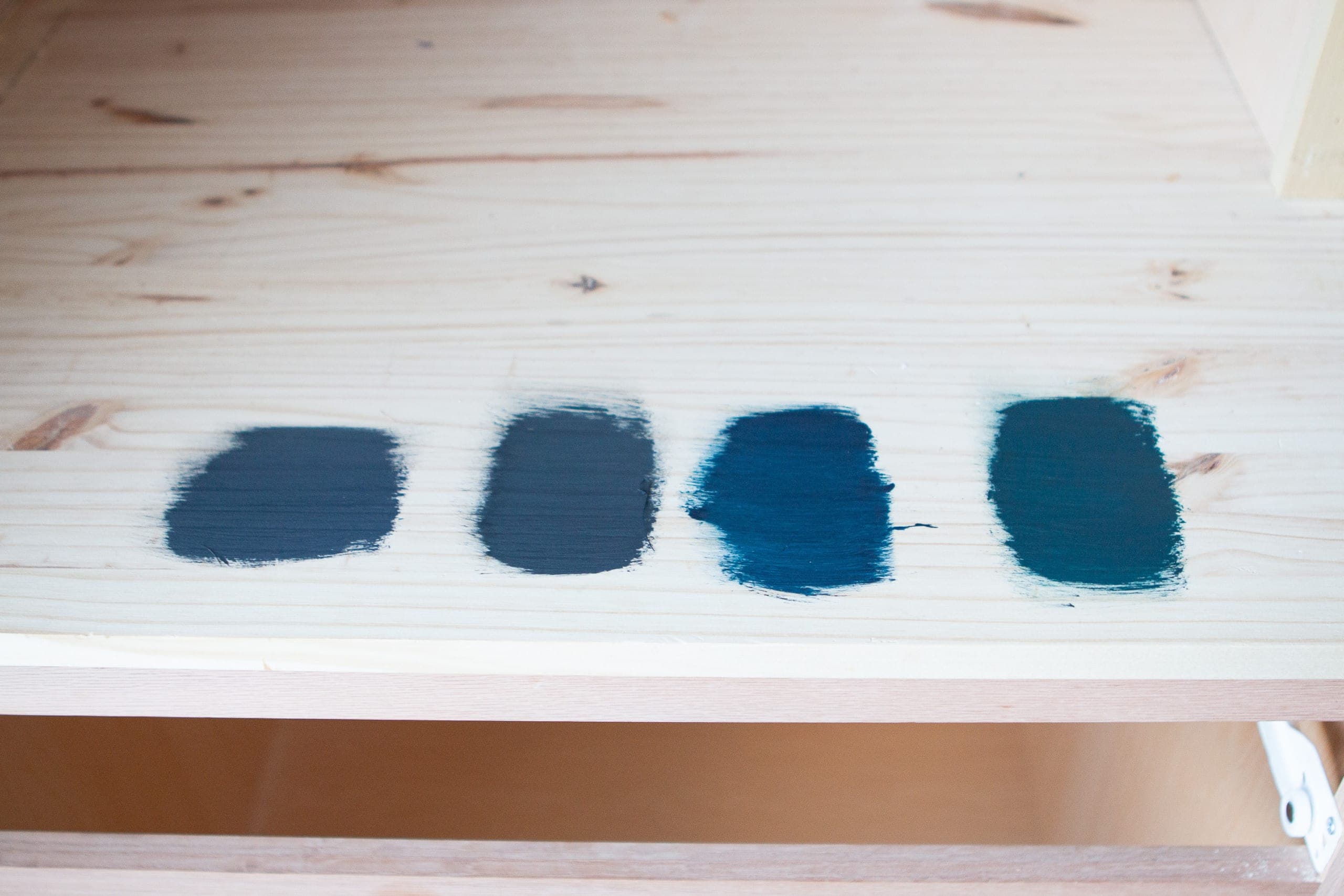 Choosing dark blue paint colors