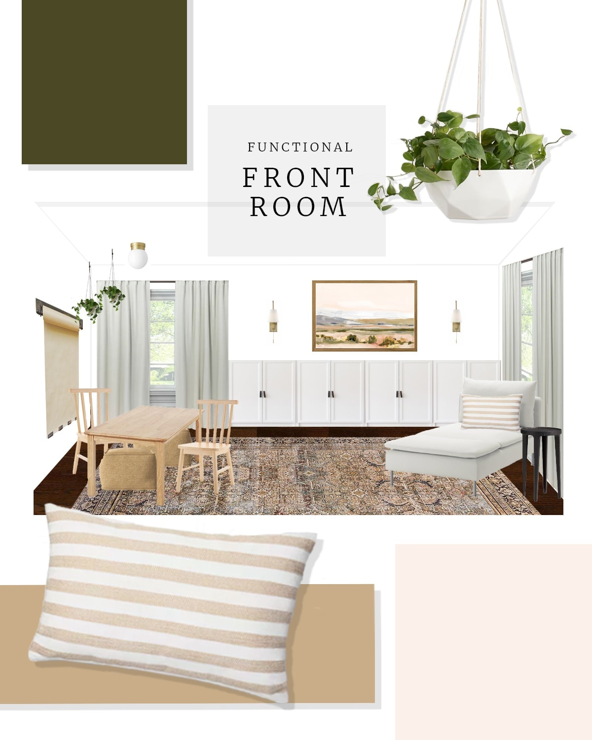 Creating a functional front room