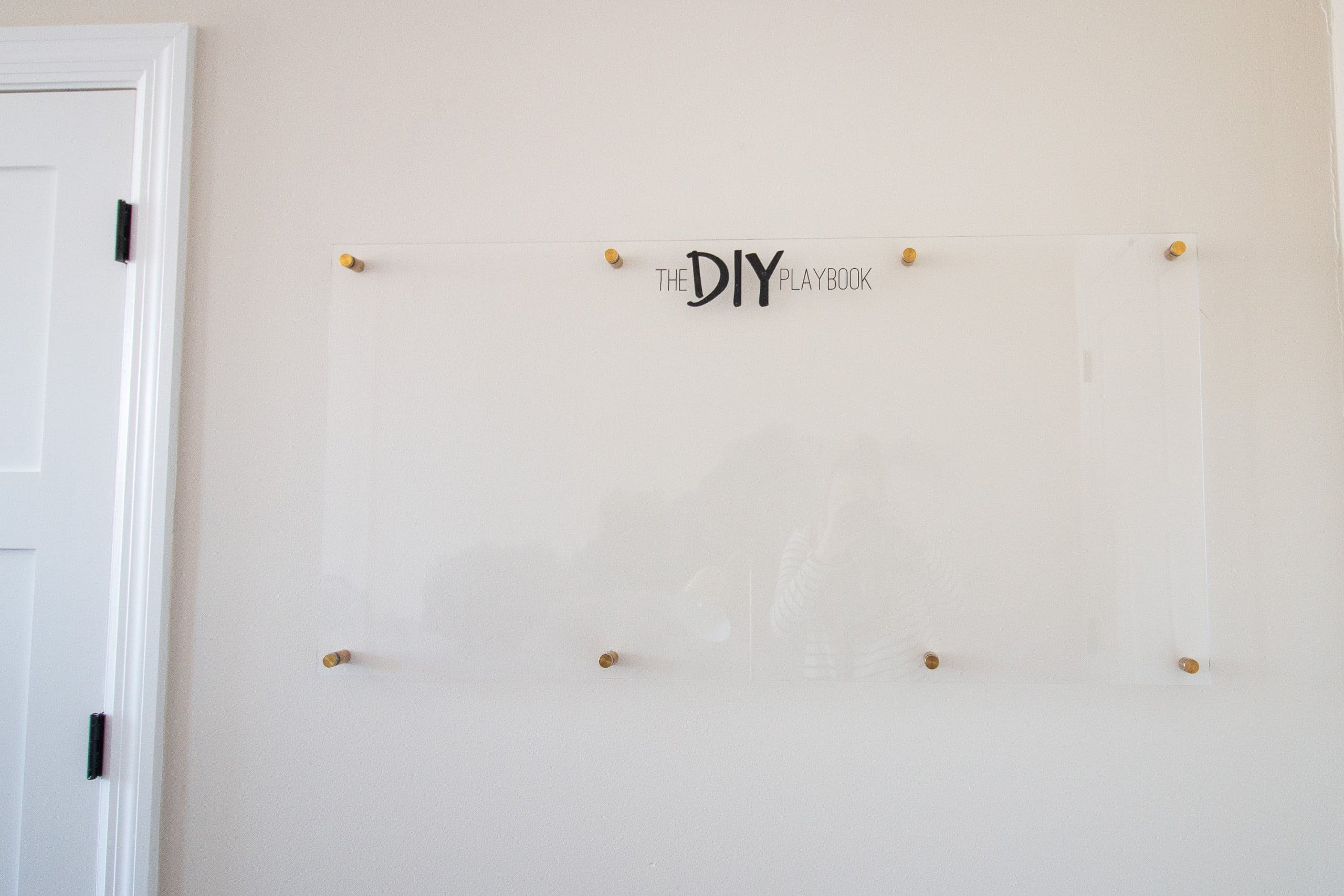 Diy Acrylic Dry Erase Board