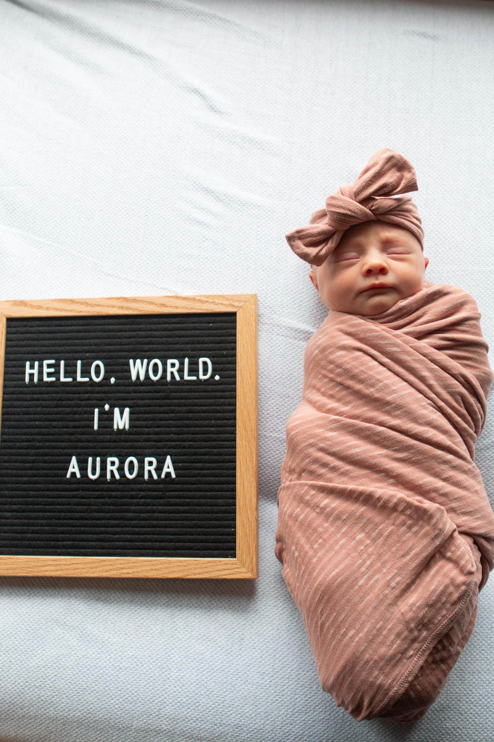 Meet our Daughter, Aurora