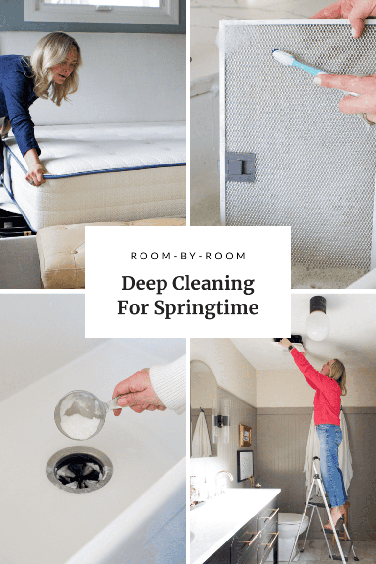 Deep Cleaning For Spring (Room-by-Room Checklist)