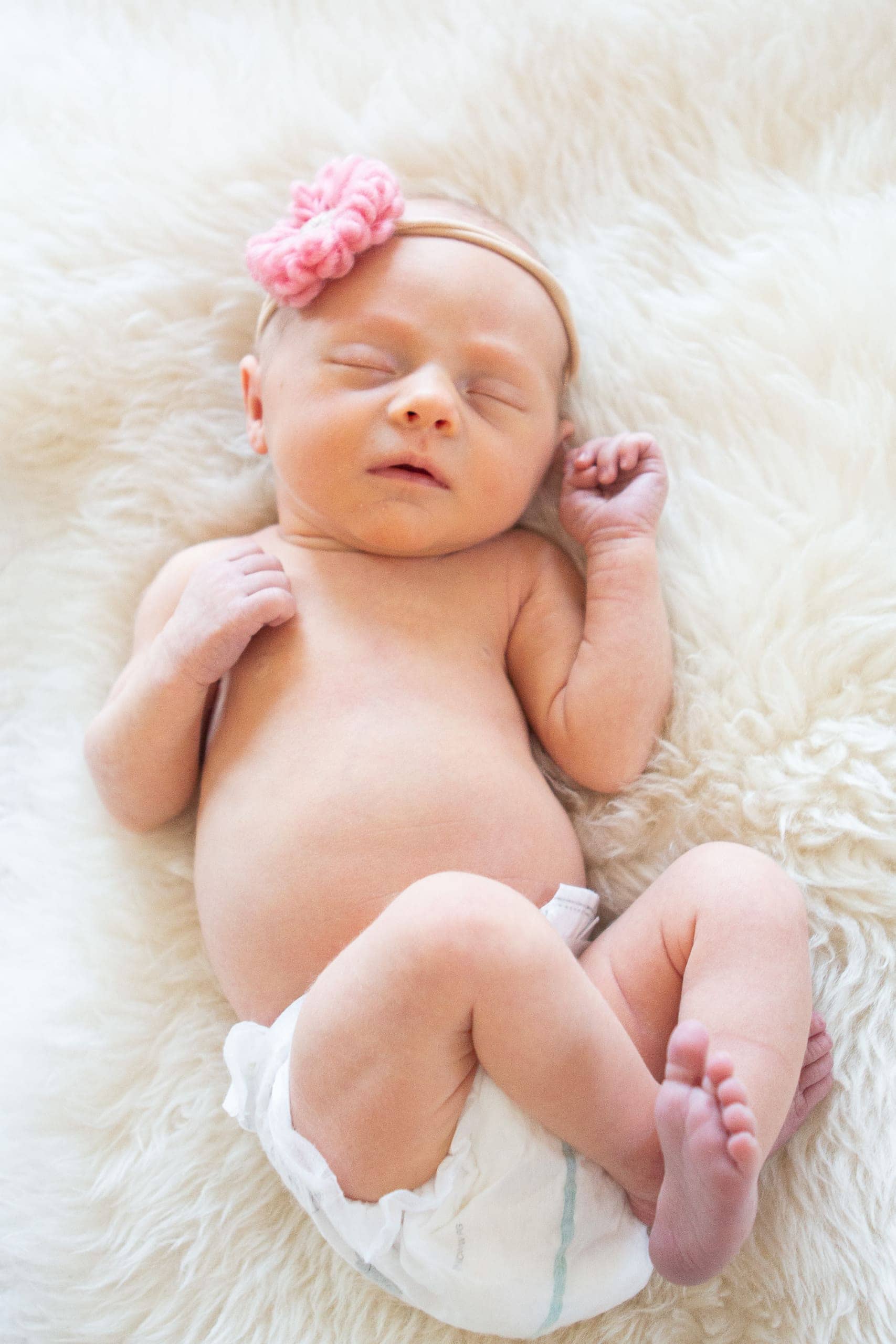 Newborn photos during my maternity leave