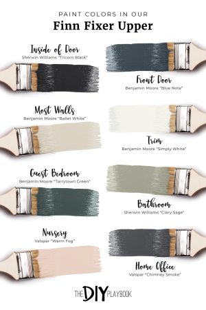 The Paint Colors in Our Finn Fixer Upper