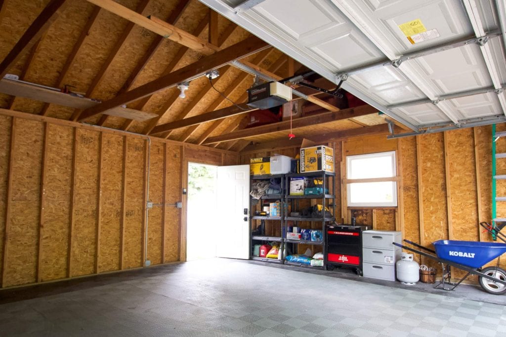 2022 home improvement projects - organize the garage