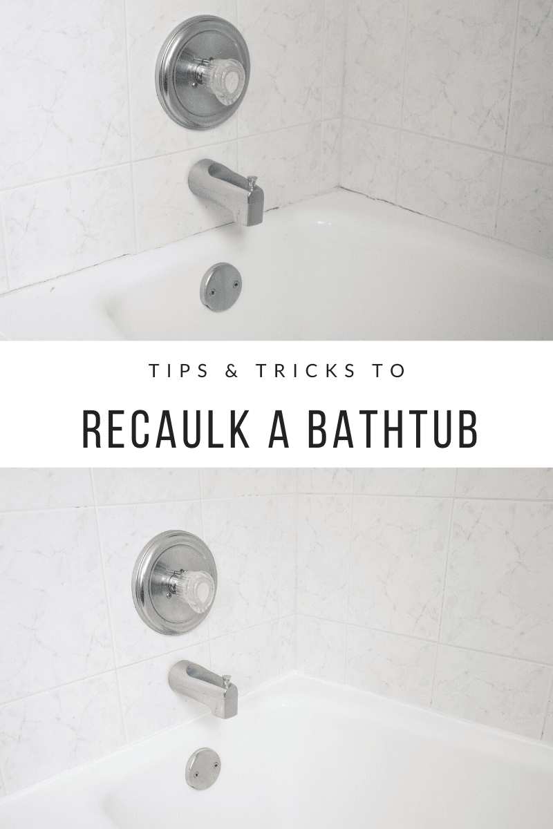 tips and tricks to recaulk a bathtub