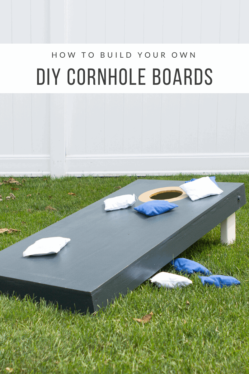 DIY cornhole boards