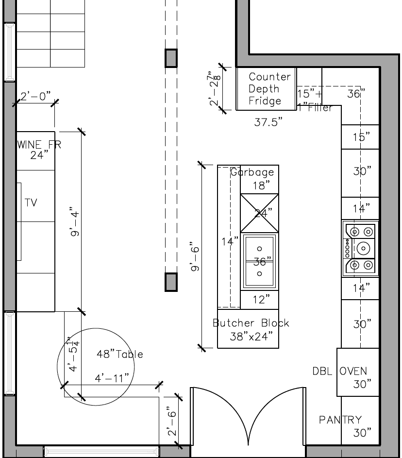 new kitchen layout