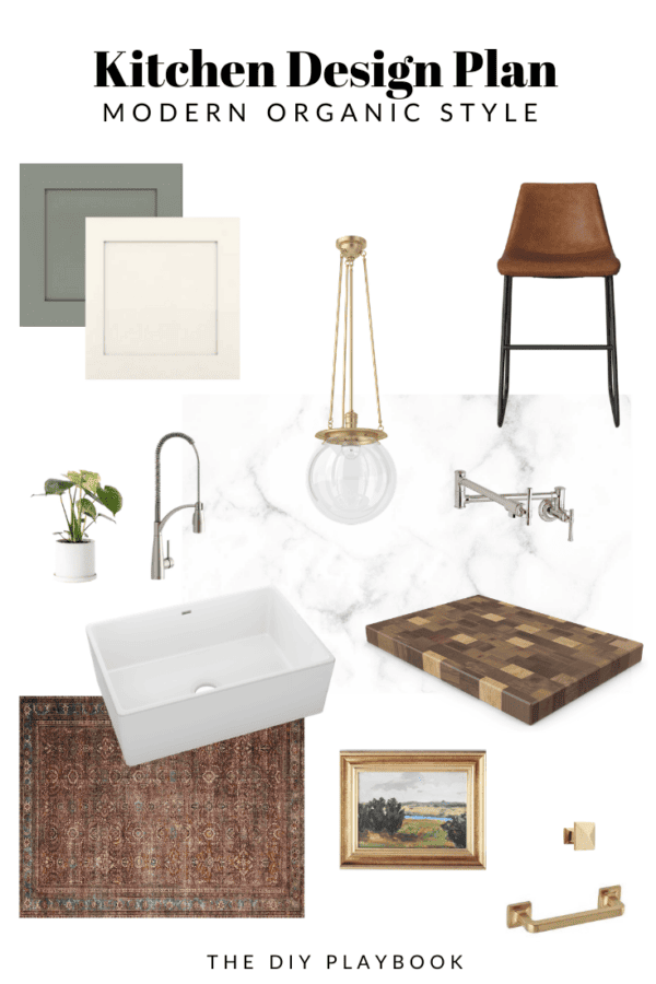 Organic Modern Kitchen Design Plan | The DIY Playbook
